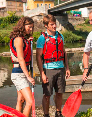 Kanufahren auf der Lahn