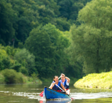 Kanufahren auf der Lahn 1