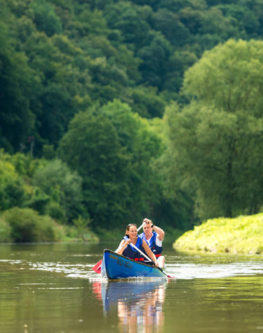 Kanufahren auf der Lahn 1